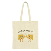 Undo It Tote Bag, Computer Keyboard Keys, Ctrl Z High Five, Geeky Cute Tote, Cartoon Tote, Gift for Programmer, Funny Tote Bag - Tawshia